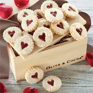 Heart Windowpane Cookies