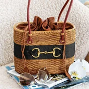 Charlotte Wicker Handbag