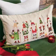 North Pole Helpers Pillow