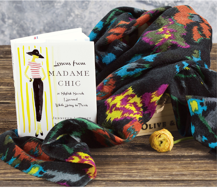 Parisian Chic Book & Scarf