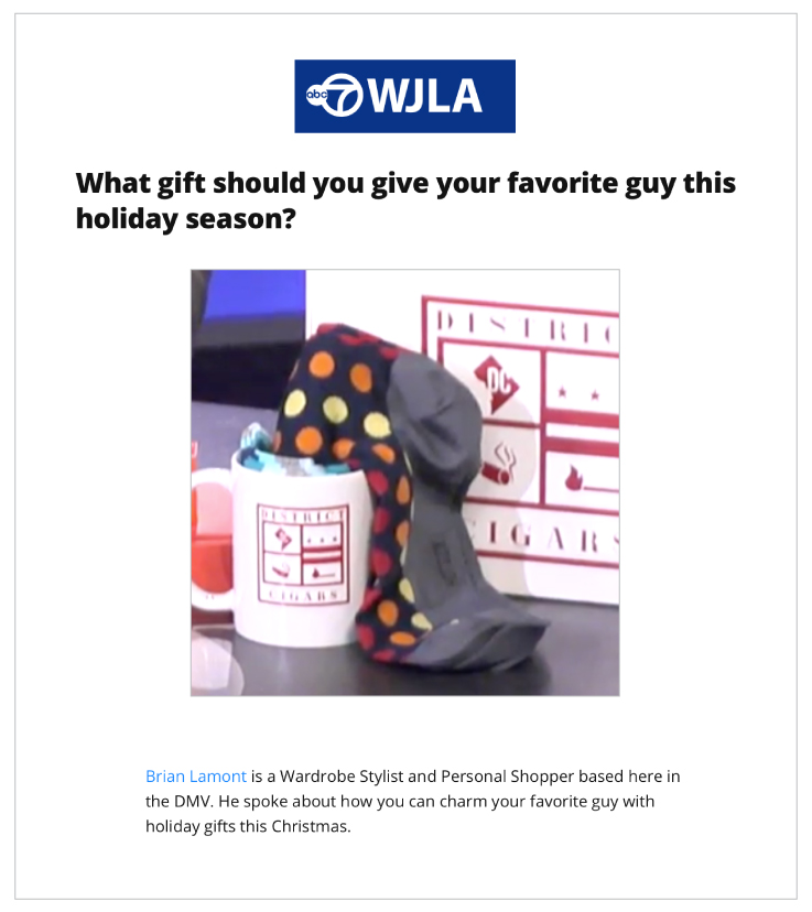 Our Gone Fishing Sock Crate was featured on WJLA.com