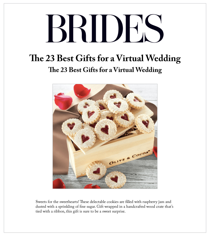 Our Heart Windowpane Cookies Featured On Brides.com