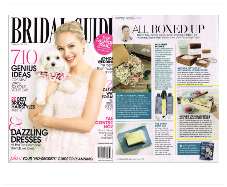 As Seen In Bridal Guide: Olive & Cocoa