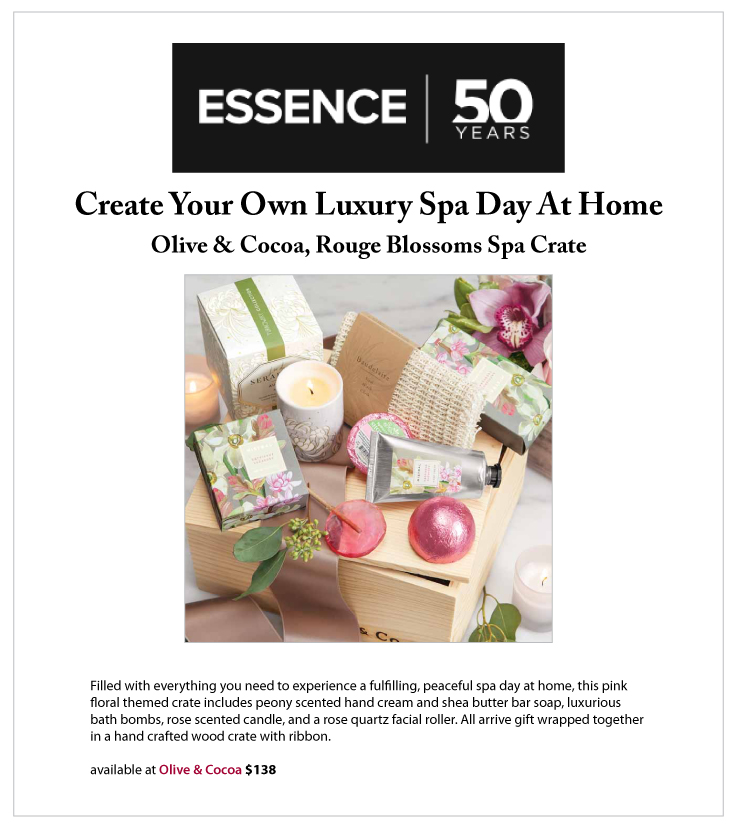 Our Rouge Blossoms Spa Crate Featured In Essence