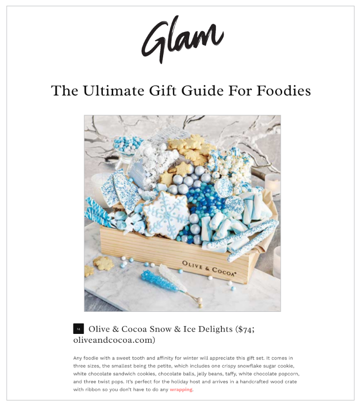 Our Snow & Ice Treat Crate was Featured on Glam.com