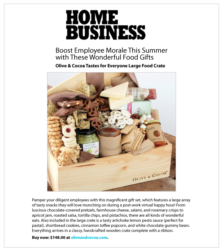 Our Tastes for Everyone Featured in Home Business Magazine