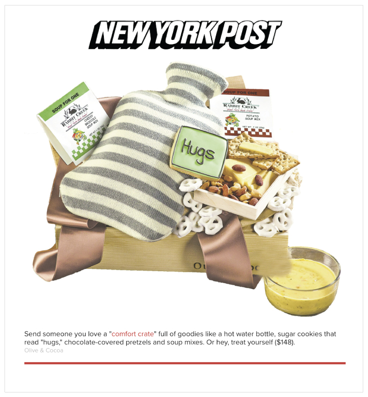 Olive & Cocoa in New York Post's NYpost.com in 1/18