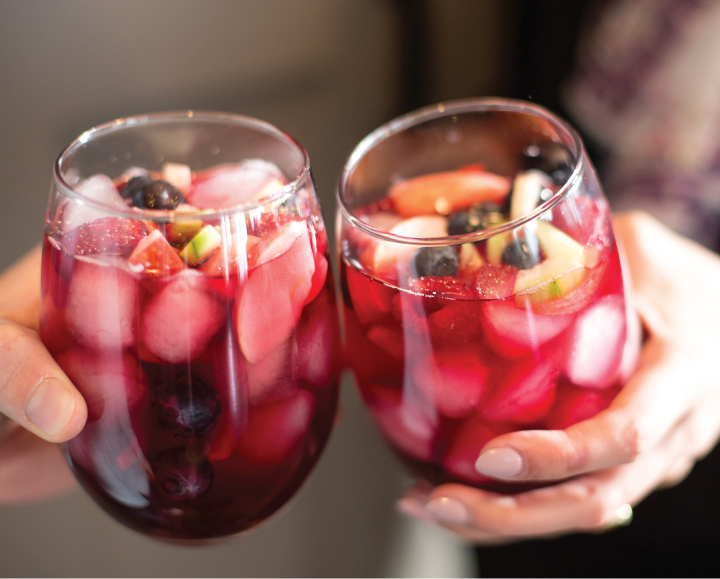 Snappy Spring Berry Punch: Olive & Cocoa