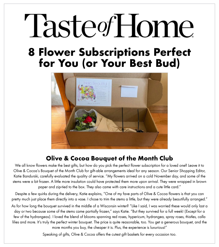 As Seen In Taste of Home 2024.01.25