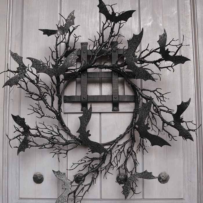 Twilight Bat Wreath