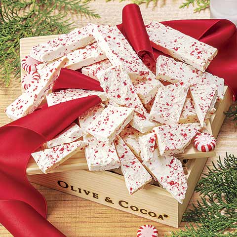 Snowy Peppermint Bark