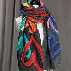 Product Image of Pop Art Heart Scarf