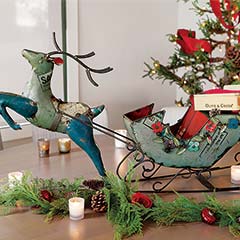 Dasher&rsquo;s Flight Deer And Sled