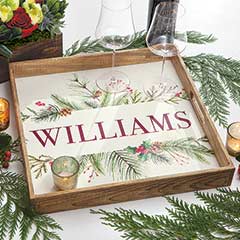 Personalized Holiday Tray