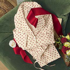 Product Image of Red Polka Dot Ruffle Pajamas