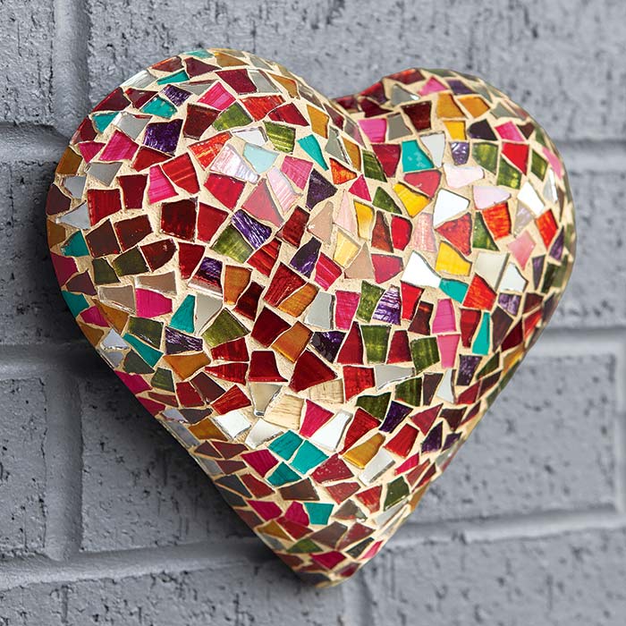 Artisanal Mosaic Heart