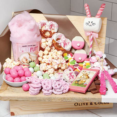 Pastel Pink Sweets Crate