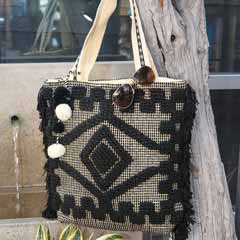 Boho Chic Woven Summer Tote