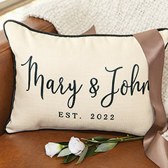 Product Image of Happy Couple Personalized Pillow