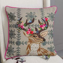 Le Fleur Deer Pillow