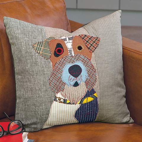 Patches Fox Terrier Pillow