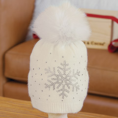 Crystal Snowflake Hat