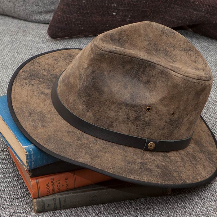 Henry Leather Hat