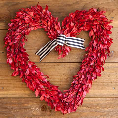Myrtle Heart Wreath