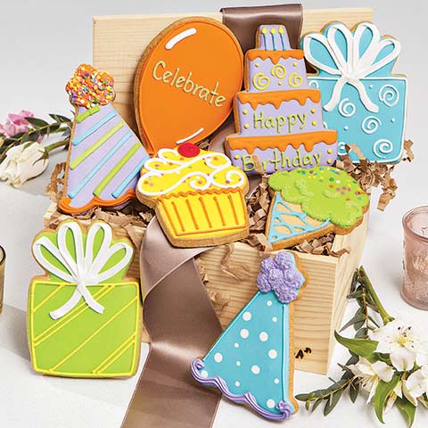 "Happy Birthday" Cookies