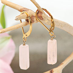 Product Image of Rose Quartz Earrings