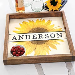 Product Image of Sunflower Personalized Tray