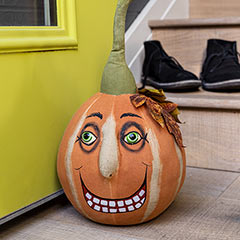 Dorian Pumpkin Doorstop