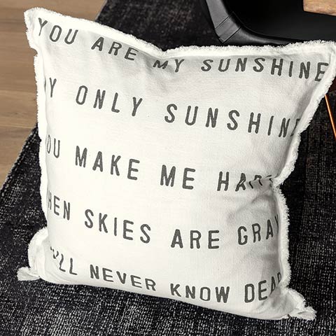 "You Are My Sunshine" Pillow
