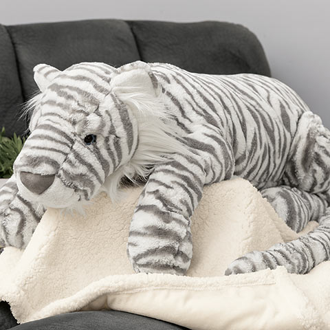 Luxe Snow Tiger & Blankie