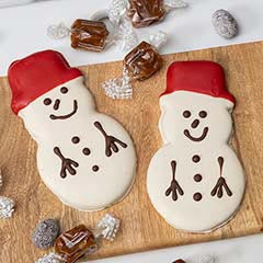 Twelve Snowman Cookies