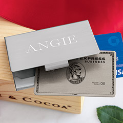 Personalized Credit Card Holder