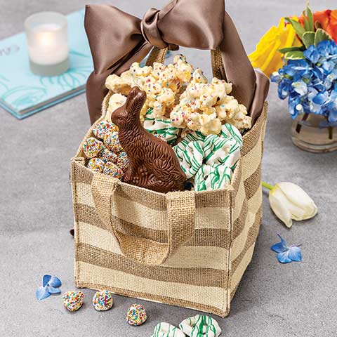 Little Chocolate Bunny Tote