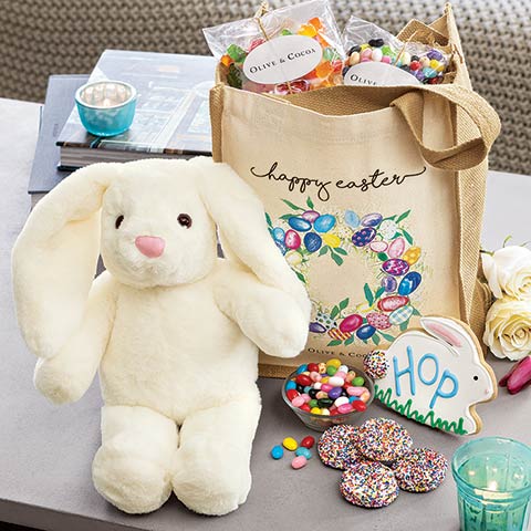 Happy Easter Bunny & Sweets Tote