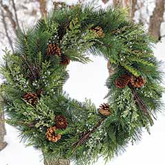 Evergreen Juniper Wreath