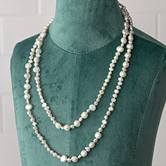 Freshwater Pearl Infinity Necklace