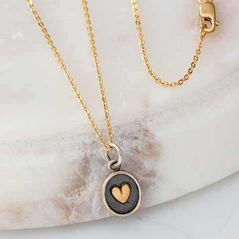 Shadowbox Heart Necklace