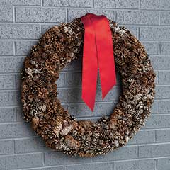 Product Image of Snowy Pinecone Wreath