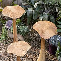 Wonderland Carved Mushrooms