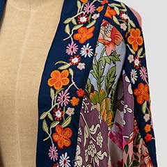 Huntington Embroidered Kimono