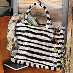 Product Image of Zebra Striped Tote