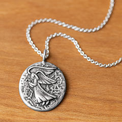 Product Image of Modern Guardian Angel Necklace