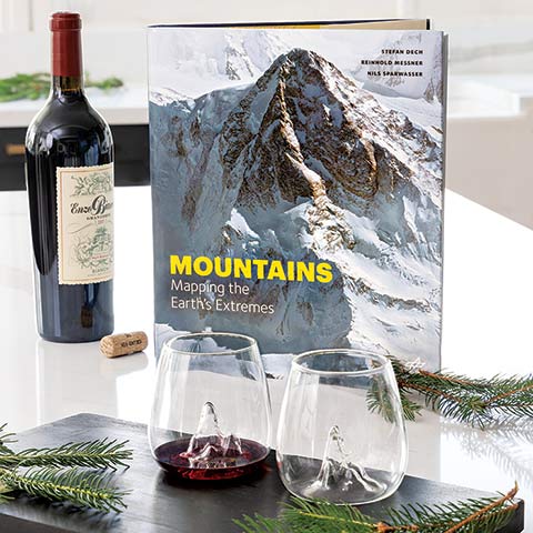 Mountain Range Glasses & Book