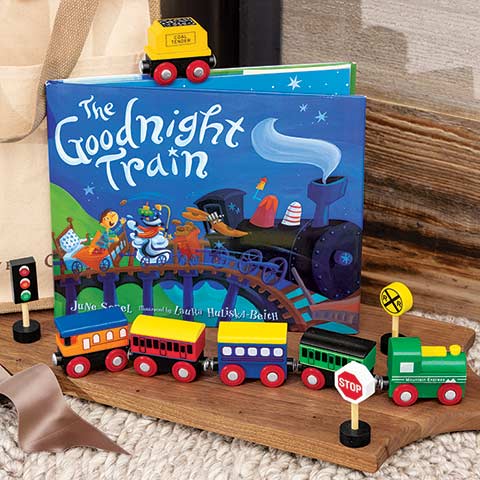 Toy Train Set & Storybook