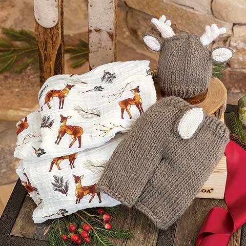 "Oh Deer" Outfit & Swaddle