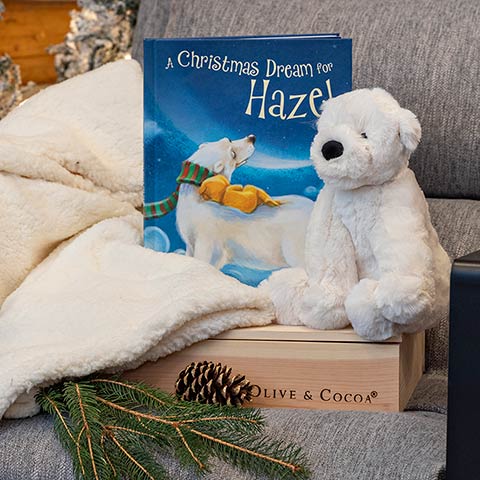 Personalized Book & Bear Crate